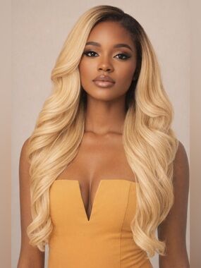 Kamalia 28" Lace Front Wig - Golden Honey